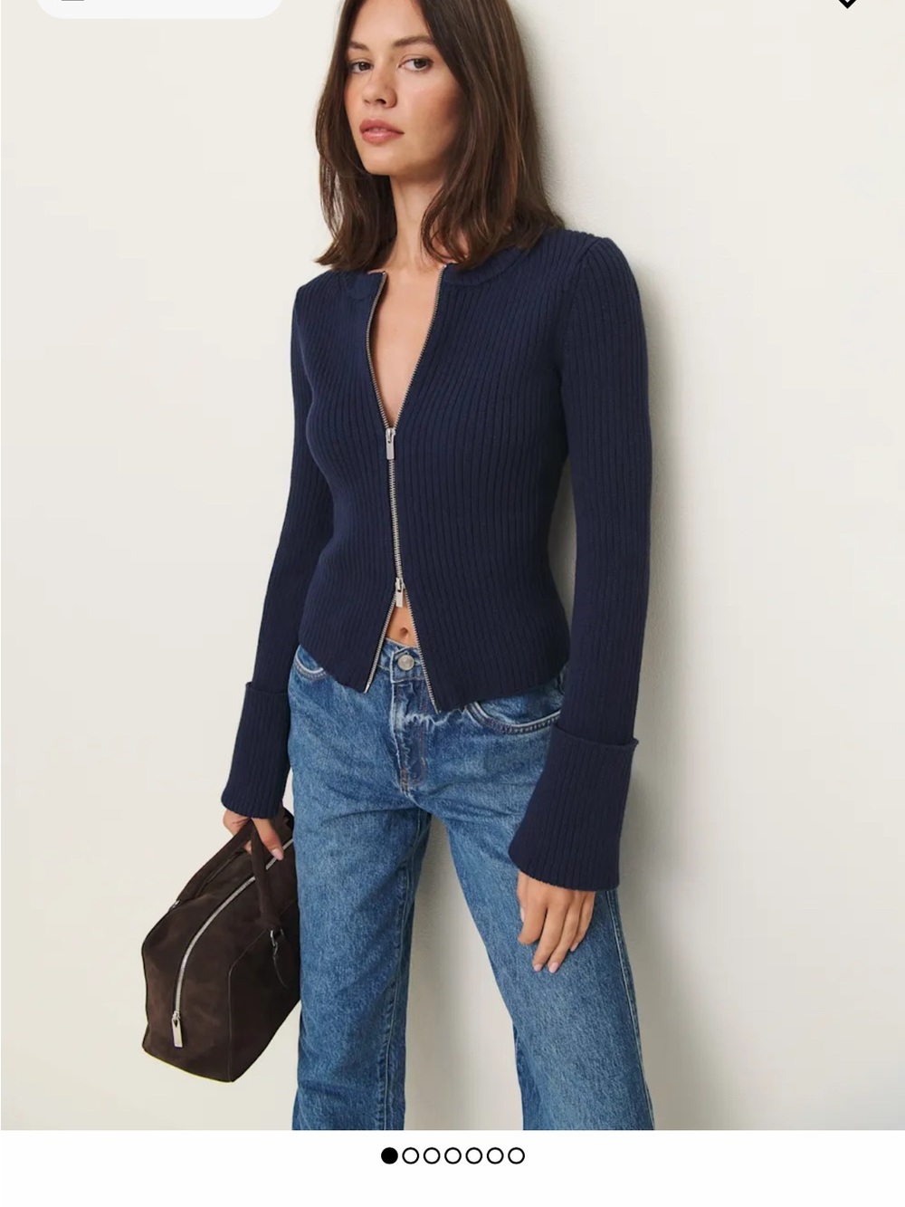 Ryan cotton zip sweater